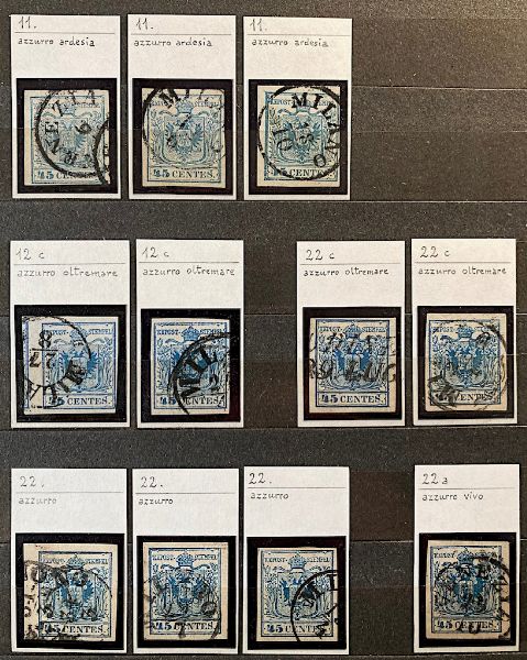 1850/1862, Antichi Stati Italiani, classificatore.  - Asta Filatelia e Storia Postale - Associazione Nazionale - Case d'Asta italiane