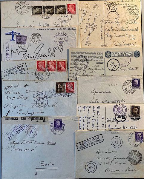 1888/1993, Marina Militare, grande collezione in 6 volumi contenenti oltre 370 tra cartoline e buste.  - Asta Filatelia e Storia Postale - Associazione Nazionale - Case d'Asta italiane