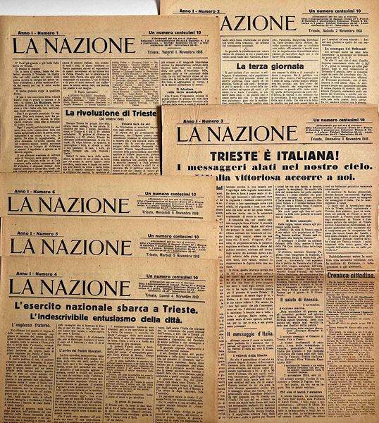 1900/1940, Grande insieme di giornali, manifesti, volantini, stampe, fotografie originali, cartoline, documenti, riviste e qualche pubblicazione a carattere aeronautico del periodo.  - Asta Filatelia e Storia Postale - Associazione Nazionale - Case d'Asta italiane