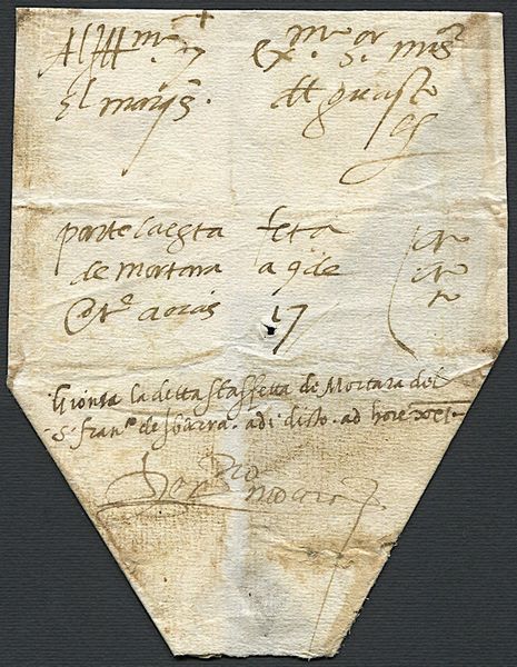 (1540), Sovracoperta di lettera da Mortara a Milano con indicazioni Cito ripetuti tre volte  - Asta Filatelia e Storia Postale - Associazione Nazionale - Case d'Asta italiane
