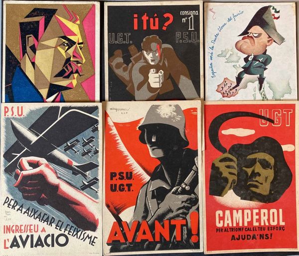 1937/1939, Guerra di Spagna, 6 cartoline viaggiate con bolli Ufficio Postale Speciale... e numero,  - Asta Filatelia e Storia Postale - Associazione Nazionale - Case d'Asta italiane