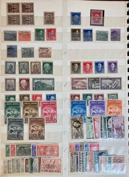 1874/1943, Uffici all�estero, Egeo, Occupazioni Italiane, tre classificatori.  - Asta Filatelia e Storia Postale - Associazione Nazionale - Case d'Asta italiane