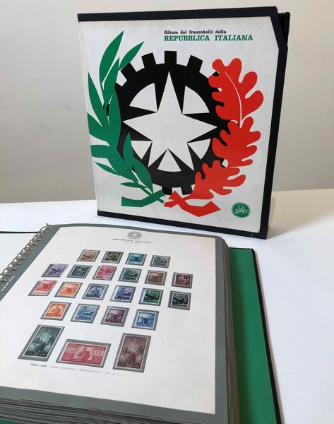 1945/1973, Repubblica Italiana, collezione in due volumi GBE.  - Asta Filatelia e Storia Postale - Associazione Nazionale - Case d'Asta italiane