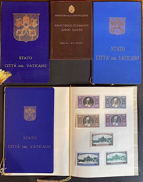 1929/1940, Citt� del Vaticano, 10 libretti ufficiali.  - Asta Filatelia e Storia Postale - Associazione Nazionale - Case d'Asta italiane