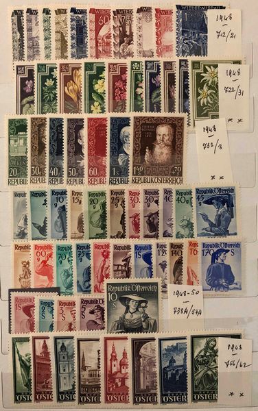 1850/1961, Austria, 2 classificatori.  - Asta Filatelia e Storia Postale - Associazione Nazionale - Case d'Asta italiane