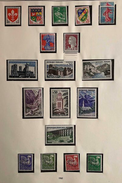 1960/1976, Francia, collezione completa nuova del periodo.  - Asta Filatelia e Storia Postale - Associazione Nazionale - Case d'Asta italiane
