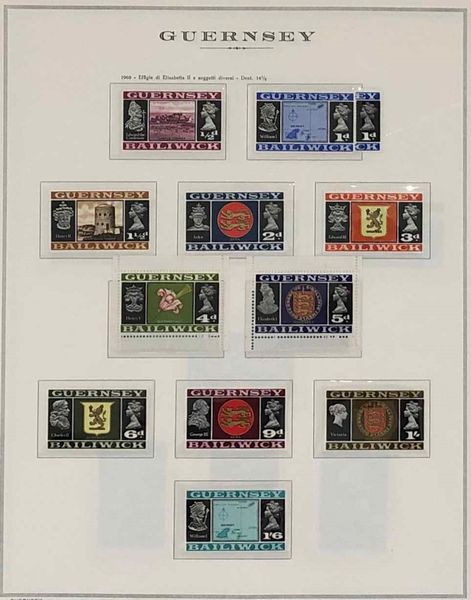 1965/1975, Gran Bretagna, Jersey (1969/1975), Guernsey (1969/1975) e Man (1973/1975).  - Asta Filatelia e Storia Postale - Associazione Nazionale - Case d'Asta italiane