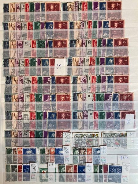 1900/1989, Svizzera, classificatore  - Asta Filatelia e Storia Postale - Associazione Nazionale - Case d'Asta italiane