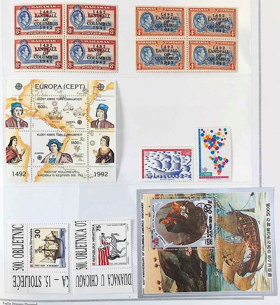 1930/1992, Tematica Cristoforo Colombo e la Scoperta dell'America.  - Asta Filatelia e Storia Postale - Associazione Nazionale - Case d'Asta italiane