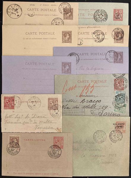 1886/1906 Grande collezione e raccolta di oltre 800 interi postali nuovi e usati di tutto il mondo.  - Asta Filatelia e Storia Postale - Associazione Nazionale - Case d'Asta italiane