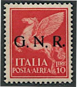 1944, G.N.R., Posta Aerea.  - Asta Filatelia e Storia Postale - Associazione Nazionale - Case d'Asta italiane