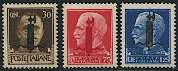 1944, Repubblica Sociale Italiana, Sovrastampati.  - Asta Filatelia e Storia Postale - Associazione Nazionale - Case d'Asta italiane