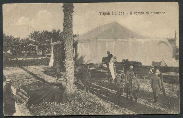 1911/16, Quattro cartoline viaggiate e una nuova dalla Tripolitania  - Asta Filatelia e Storia Postale - Associazione Nazionale - Case d'Asta italiane