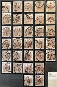 1850/1862, Antichi Stati Italiani, classificatore.  - Asta Filatelia e Storia Postale - Associazione Nazionale - Case d'Asta italiane