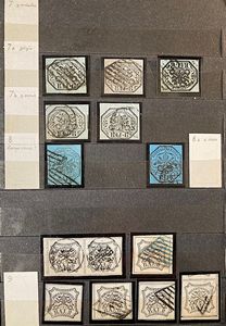 1850/1862, Antichi Stati Italiani, classificatore.  - Asta Filatelia e Storia Postale - Associazione Nazionale - Case d'Asta italiane