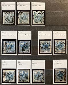 1850/1862, Antichi Stati Italiani, classificatore.  - Asta Filatelia e Storia Postale - Associazione Nazionale - Case d'Asta italiane