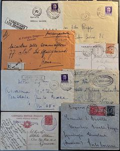 1888/1993, Marina Militare, grande collezione in 6 volumi contenenti oltre 370 tra cartoline e buste.  - Asta Filatelia e Storia Postale - Associazione Nazionale - Case d'Asta italiane