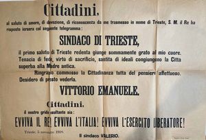 1900/1940, Grande insieme di giornali, manifesti, volantini, stampe, fotografie originali, cartoline, documenti, riviste e qualche pubblicazione a carattere aeronautico del periodo.  - Asta Filatelia e Storia Postale - Associazione Nazionale - Case d'Asta italiane