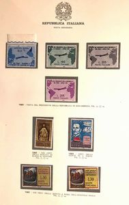 1945/1973, Repubblica Italiana, collezione in due volumi GBE.  - Asta Filatelia e Storia Postale - Associazione Nazionale - Case d'Asta italiane