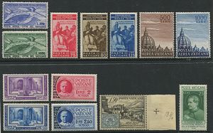 1929/1970, Vaticano, insieme di serie nuove, anche importanti, del periodo.  - Asta Filatelia e Storia Postale - Associazione Nazionale - Case d'Asta italiane