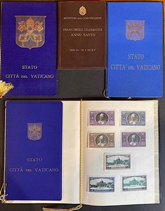 1929/1940, Citt del Vaticano, 10 libretti ufficiali.  - Asta Filatelia e Storia Postale - Associazione Nazionale - Case d'Asta italiane