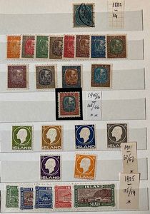 1902/1980, Islanda, classificatore.  - Asta Filatelia e Storia Postale - Associazione Nazionale - Case d'Asta italiane