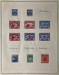 1936/37, Spagna, collezione di 195 vignette.  - Asta Filatelia e Storia Postale - Associazione Nazionale - Case d'Asta italiane