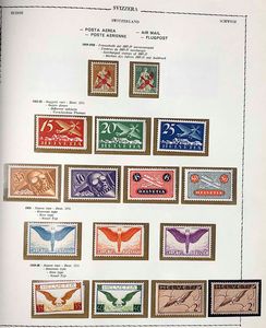 1854/1979, Svizzera, avanzata collezione nuova dal 1909.  - Asta Filatelia e Storia Postale - Associazione Nazionale - Case d'Asta italiane