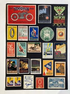 1900/1940, Erinnofilia, oltre 600 vignette a tema automobilistico, ciclistico, motociclistico, nautico, sportivo ecc.  - Asta Filatelia e Storia Postale - Associazione Nazionale - Case d'Asta italiane