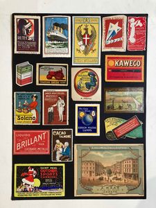 1900/1940, Erinnofilia, oltre 600 vignette a tema automobilistico, ciclistico, motociclistico, nautico, sportivo ecc.  - Asta Filatelia e Storia Postale - Associazione Nazionale - Case d'Asta italiane