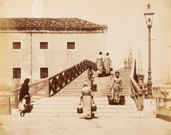 Carlo Naya, Attribuito a : Ponte lungo, Giudecca  - Asta Fotografia  - Associazione Nazionale - Case d'Asta italiane