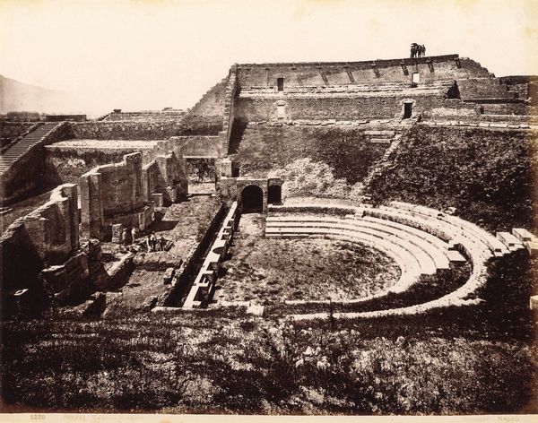 GIORGIO SOMMER : Pompei, Teatro tragico  - Asta Fotografia  - Associazione Nazionale - Case d'Asta italiane
