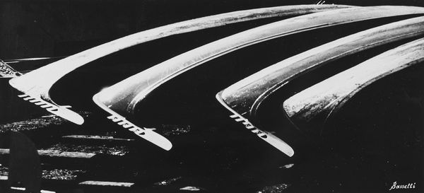 Serafino Bassetti : Gondole dormienti  - Asta Fotografia  - Associazione Nazionale - Case d'Asta italiane