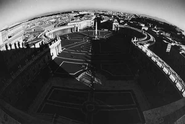 Mimmo Frassineti : Roma dalla cupola di S. Pietro  - Asta Fotografia  - Associazione Nazionale - Case d'Asta italiane