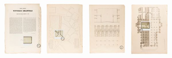 MAURIZIO GALIMBERTI : Nuova strada Vittorio Emanuele readymade  - Asta Fotografia  - Associazione Nazionale - Case d'Asta italiane