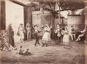 Giorgio Sommer, Attribuito a - Napoli, tarantella