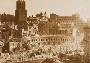 Anonimo - La demolizione di Via Alessandrina, Roma