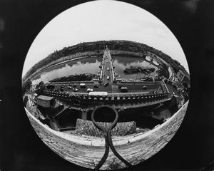 VELIO CIONI - Roma, il Tevere visto da Castel S. Angelo