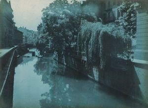 Gerardo Colombi, Attribuito a - Milano, dal ponte di via Senato