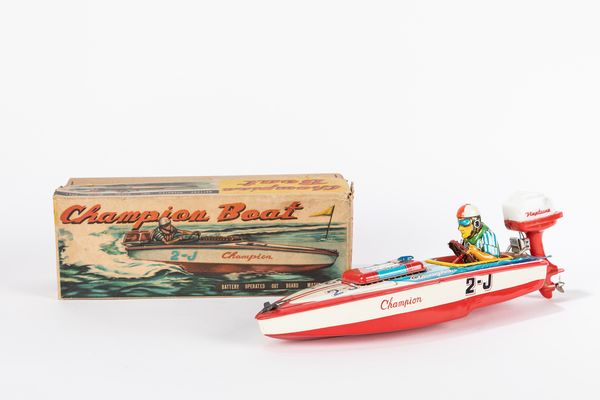 SAN : Motoscafo fuoribordo  - Asta Giocattoli - Associazione Nazionale - Case d'Asta italiane