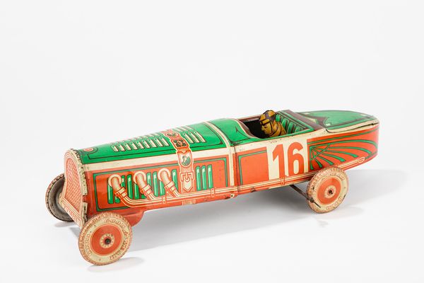 Tippco : Auto da corsa modello Boat Tail con pilota  - Asta Giocattoli - Associazione Nazionale - Case d'Asta italiane