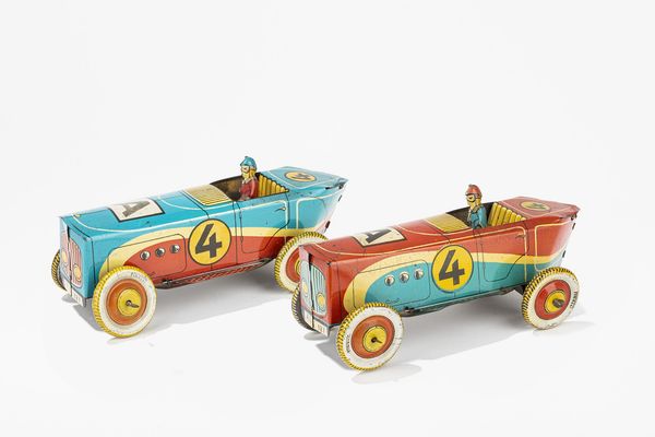 2 auto modello F1 anni '20  - Asta Giocattoli - Associazione Nazionale - Case d'Asta italiane