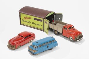 Schuco - 3 modelli di auto e Varianto Box 3010/30