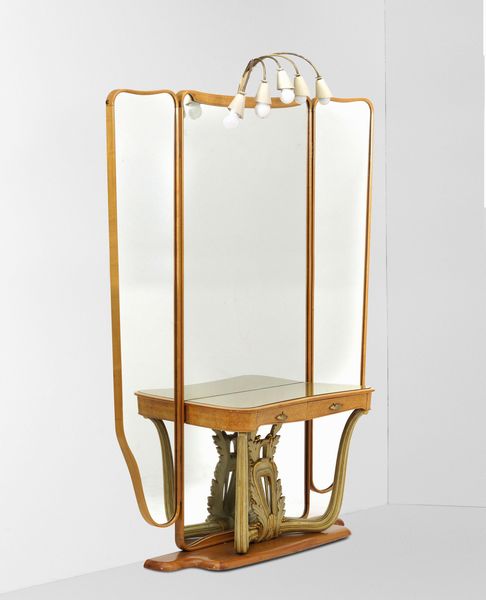 Grande specchiera luminosa con consolle  - Asta Design Lab - Associazione Nazionale - Case d'Asta italiane