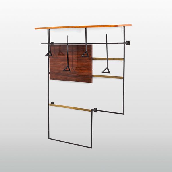 Franco Campo e Carlo Graffi : Appendiabiti a parete  - Asta Design Lab - Associazione Nazionale - Case d'Asta italiane