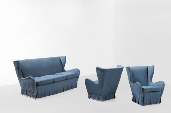 Salotto composto da due poltrone e un divano  - Asta Design Lab - Associazione Nazionale - Case d'Asta italiane