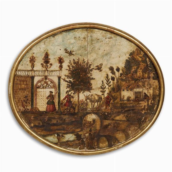 QUATTRO PANNELLI, VENEZIA, SECOLO XVIII  - Asta Mobili, oggetti d'arte e sculture da collezioni private  - Associazione Nazionale - Case d'Asta italiane
