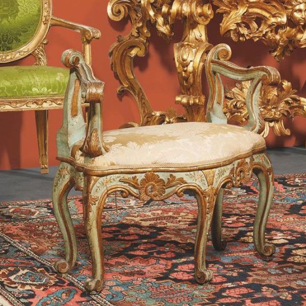 QUATTRO PANCHETTI, ROMA, SECOLO XVIII  - Asta Mobili, oggetti d'arte e sculture da collezioni private  - Associazione Nazionale - Case d'Asta italiane