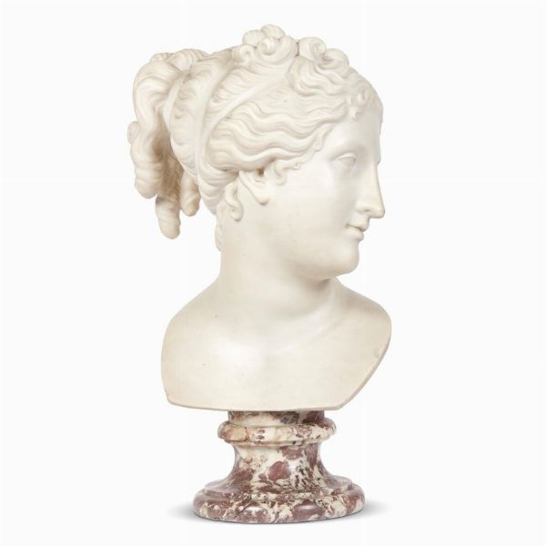 TESTA DI VENERE, ROMA, SECOLO XIX  - Asta Mobili, oggetti d'arte e sculture da collezioni private  - Associazione Nazionale - Case d'Asta italiane