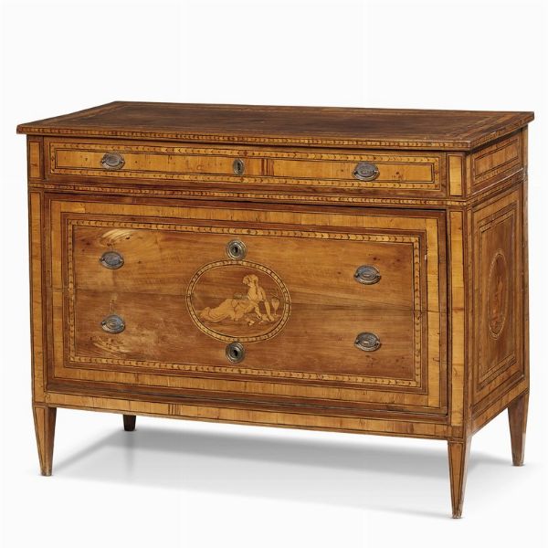 CASSETTONE, ITALIA SETTENTRIONALE, FINE SECOLO XVIII  - Asta Mobili, oggetti d'arte e sculture da collezioni private  - Associazione Nazionale - Case d'Asta italiane